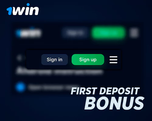 1win bonus on first deposit for new players