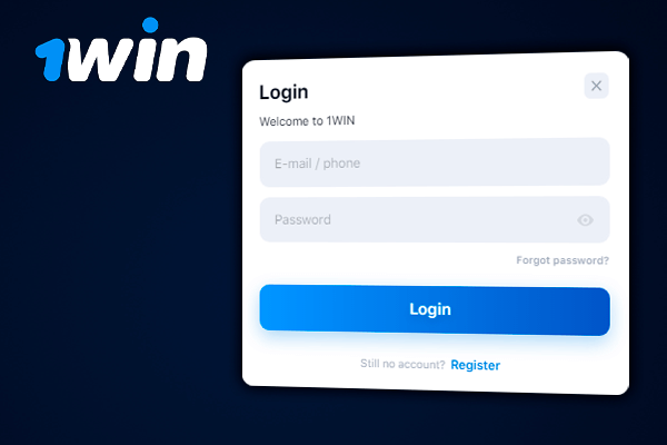 1win form to log in personal account